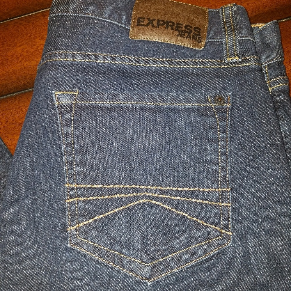 Express men's jeans.